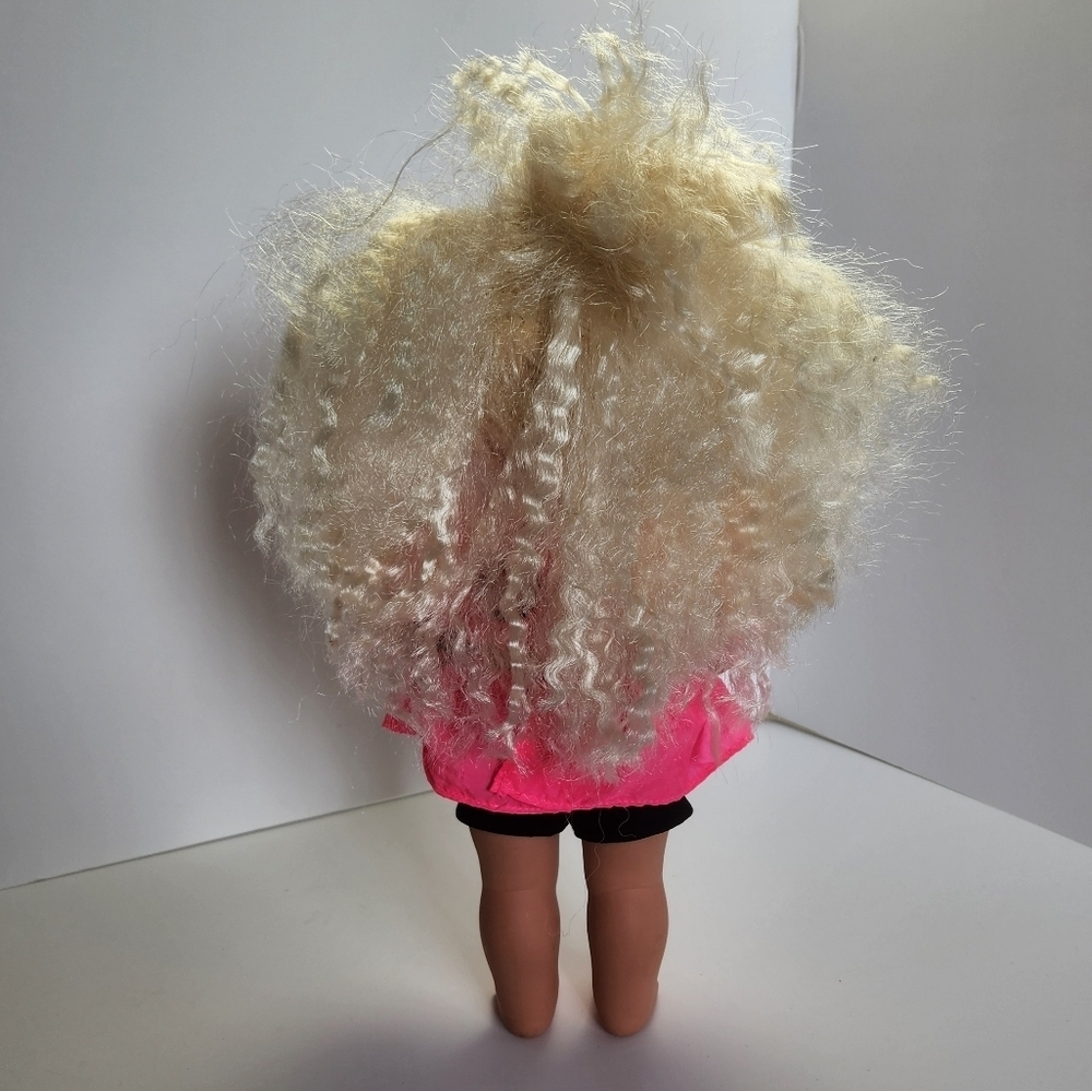 Vintage 1992 MATTEL Sally Secrets Doll Original Crimped Hairstyle Stickers Toy - Picture 10 of 13